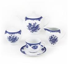 سرویس چینی 17 پارچه چای خوری چینی زرین ایران سری ایتالیا اف مدل فلورانس درجه عالی Zarin Iran Porcelain Inds Italia-F Florence 17 Pieces Porcelain Tea Set Top Grade